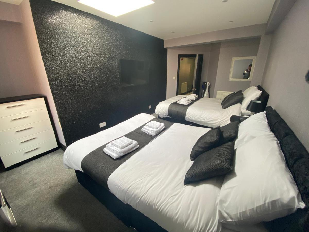 Boutique Blackpool 2 Bed Grey Apartment Sleeps 10 Eksteriør bilde