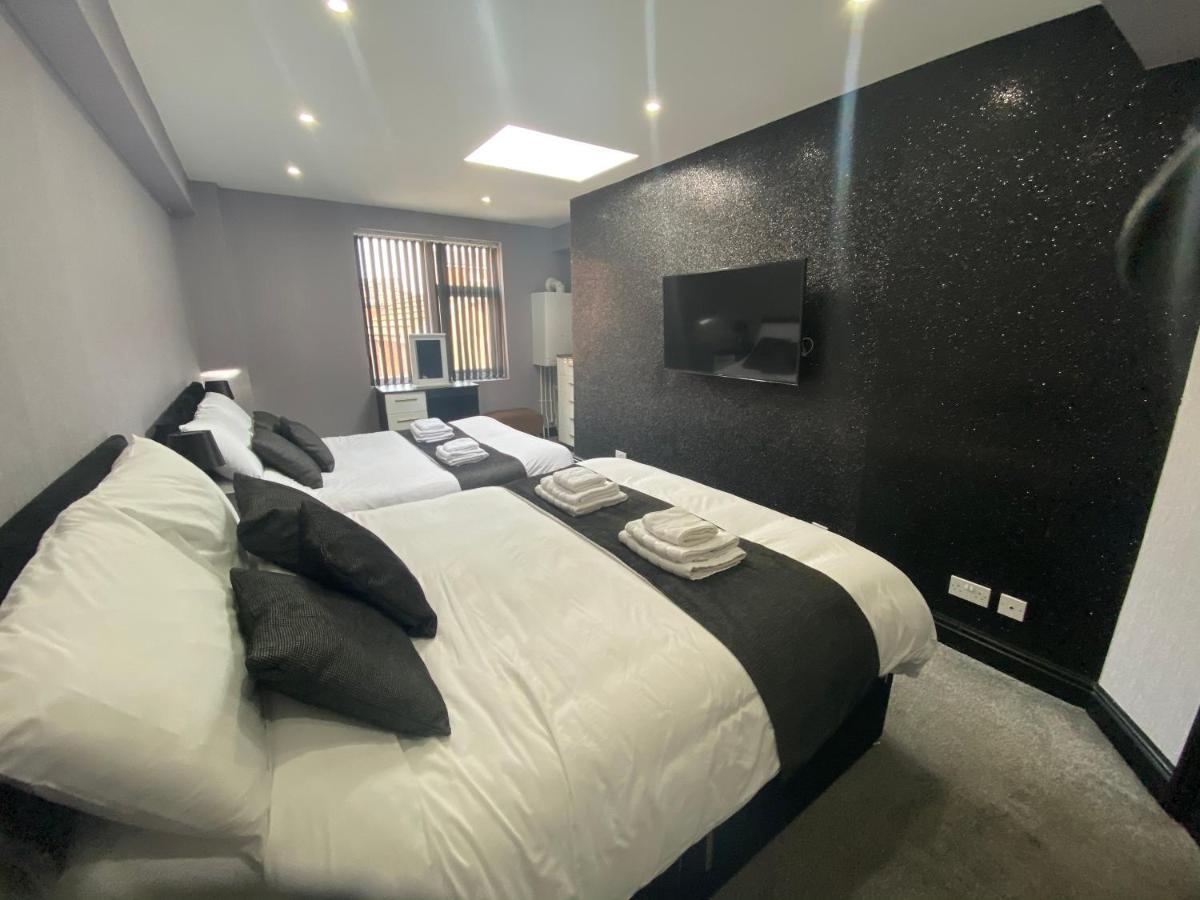 Boutique Blackpool 2 Bed Grey Apartment Sleeps 10 Eksteriør bilde