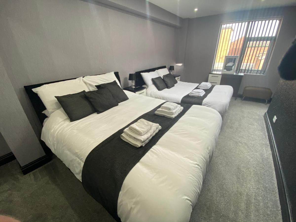 Boutique Blackpool 2 Bed Grey Apartment Sleeps 10 Eksteriør bilde